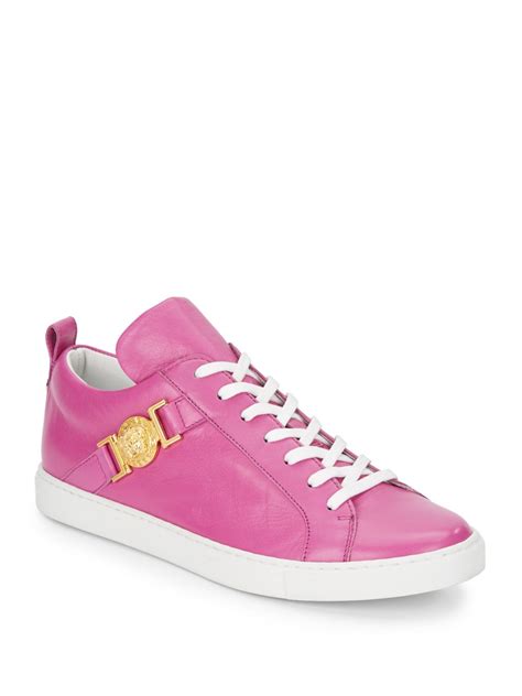 versace schoenen 38|Versace pink sneakers.